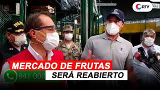 Coronavirus en el Perú Mercado de Frutas será reabierto este viernes 22 de mayo [upl. by Lalittah]