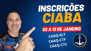 As inscrições para o CAAQELT CAAQCTS e CAAQCTF iniciarão dia 02 de Janeiro  Capitão Bomfim [upl. by Lessur]