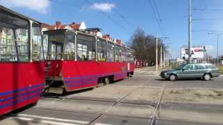 Trams of Szczecin [upl. by Ellerrehs73]