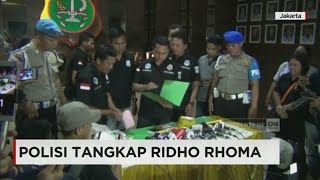 Ridho Rhoma Ditangkap terkait Narkoba Barang Bukti Diperlihatkan [upl. by Salkin]