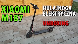 XIAOMI M187 HULAJNOGA ELEKTRYCZNA  UNBOXING  ODPAKOWANIE  ALILOVEPL [upl. by Ila]