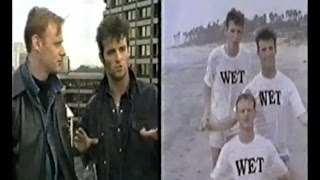 Wet Wet Wet  Angel Eyes interview  Forever 1987 [upl. by Fidelas452]