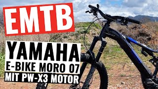 YAMAHA E BIKE MORO 07  EMTB mit Yamaha PWX3 Motor [upl. by Mayor184]