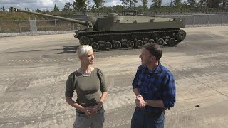 Touring the last T28  T95 heavy tank before the big move at NACC Ft Benning [upl. by Zumwalt750]