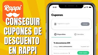 Cómo CONSEGUIR Cupones De Descuento En RAPPI  Obtener Cupones De Descuento Para RAPPI [upl. by Hazen]