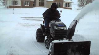 Blizzard 2011 Craftsman PGT 9500 Simplicity Prestige 42quot 2stage Snow Thrower [upl. by Ahsiuqat15]