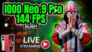 BGMI  The update 🤡  IQOO Neo 9 Pro 144 FPS 💀  streamwithglip [upl. by Ade]