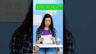 Exam Life hack🔥 tyrecordslolshorts life hackschoolexam [upl. by Aynom]