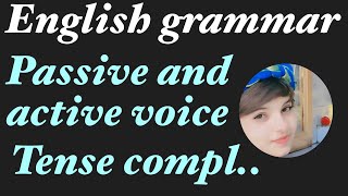 English passive voice tense one video and complete voice [upl. by Ainud125]