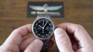 How To Set The Day Date Time IWC IW3707 GST Chronograph Watch OC Watch Company [upl. by Allekram]