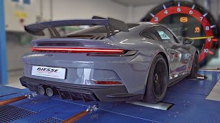 LOUDEST GT3 Exhaust  Porsche 992 GT3 feat FULL Tubi Style Inconel Exhaust  9000rpm DYNO Pulls [upl. by Albur400]