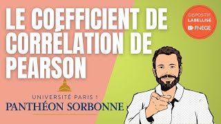 15 Le coefficient de corrélation de Pearson [upl. by Brote522]