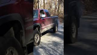 Bone Stock LB7 Duramax attempts BURNOUT [upl. by Myer]