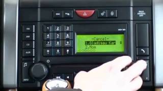 Basic phone functions in a Range Rover Sport fitted with a mObridge bluetooth kit [upl. by Xel307]