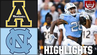 Appalachian State Mountaineers vs North Carolina Tar Heels  Full Game Highlights [upl. by Katrinka]