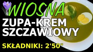 Zupa szczawiowa  Krem  Wiosna [upl. by Lak]