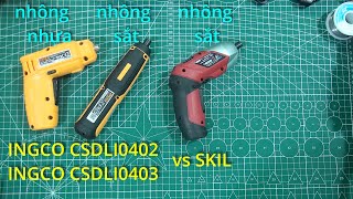 máy vặn vít giá rẻ máyvặnvítmini skil csdli0402 csdli0403 [upl. by Lemrac613]