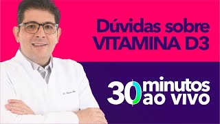 Tire suas dúvidas sobre VITAMINA D3 com o Dr Juliano Teles  AO VIVO [upl. by Luapleahcim559]