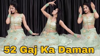 52 Gaj Ka Daman  Renuka Panwar  Haryanvi Popular Song  Pranjal Dahiya  Dance Video  Sonali Apne [upl. by Lynnette690]