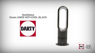 Ventilateur Dyson AM05 HOTCOOL BLACK  démonstration Darty [upl. by Yalcrab]