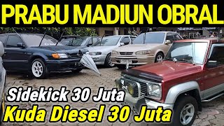 PRABU MOTOR OBRAL HARGA MOBIL BEKAS DIBAWAH 50 JUTAAN NISSAN ALMERA SUZUKI SIDEKICK PANTHER MURAH [upl. by Cony]