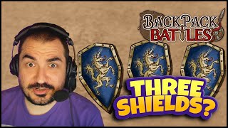 3 SHIELDS  META Kripp plays Backpack Battles [upl. by Cogan]