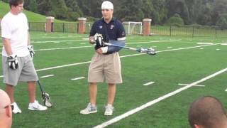 24 Seven Lax Faceoffs 101 with Alex Smith at the WarriorBrine Coaches Clinic [upl. by Odom]