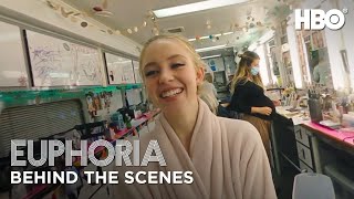 euphoria  set tour with sydney sweeney  behind the scenes of season 2  HBO [upl. by Nerval330]