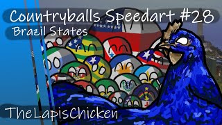 Countryballs Speedart 28  Brazil States [upl. by Ailedamla]