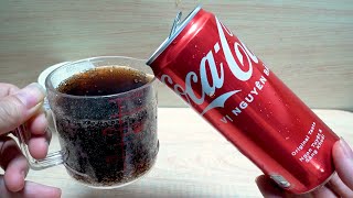 ASMR pouring Coca Cola into a cup to make satisfying sounds Toy ASMR [upl. by Noyar]