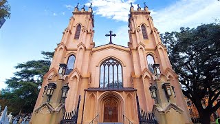 USA Columbia South Carolina  Trinity Episcopal Church  A beautiful historic church [upl. by Ardnayek649]