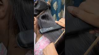 Always use alovera gel before using straightening machine straightening ning [upl. by Petulah]