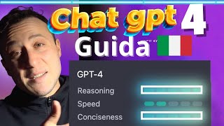 Chat Gpt 4 guida completa italiano 2023 [upl. by Bolte]