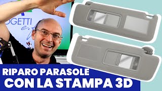 Stampa 3D passopasso creazione di un pezzo in PETG per auto [upl. by Gan447]