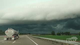 06292023 Grandview KY  Derecho Winds Hit Kentucky Great Nat Sound amp Cloud Structure [upl. by Annoerb]