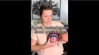 Latching newborn baby for better feeding [upl. by Erroll]