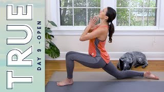 TRUE  Day 9  OPEN  Yoga With Adriene [upl. by Nairdna367]