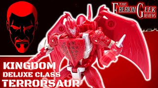 Kingdom Deluxe TERRORSAUR EmGos Transformers Reviews N Stuff [upl. by Caritta]