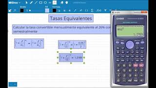 Tasas Equivalentes en Interés Compuesto  Alexander López [upl. by Alemap231]