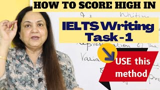 How to score high in IELTS Writing Task  1  Use this method  Beneficial video [upl. by Anade]