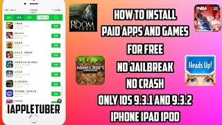 How to Get Paid Apps and Games For FREE on iOS 931  932  935  No JB  PC iPhoneiPadiPod [upl. by Karmen119]