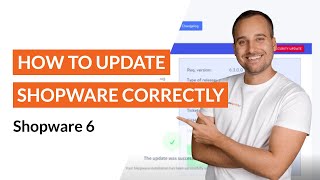 How to Update your Shopware Shop  Shopware 6 Tutorial [upl. by Millan]