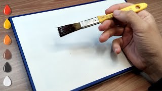 The Easiest Sunset to Paint  Acrylic Painting For Beginners [upl. by Hsepid]