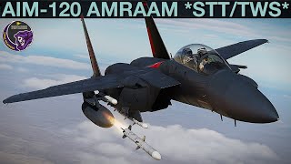 F15E Strike Eagle AIM120 AMRAAM STT amp TWS Tutorial  DCS [upl. by Leiso]