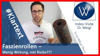 Faszientraining Gefahren amp Fehler beim Training mit Faszienrolle Blackroll amp Faszienball Rücken [upl. by Nytnerb]