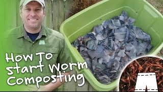 How To Set Up A Worm Composting Bin [upl. by Ednyl]