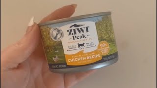 Ziwi Peak Cat Food Wet Food Chicken Review [upl. by Acimehs]