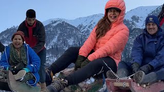 Ultimate SLEDGE Ride with in LAWS  Ep 2  KASHMIR 2023 Vlog series [upl. by Nnailuj]