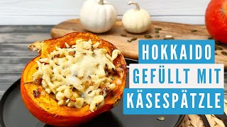 Gefüllter Hokkaido Kürbis mit Käsespätzle I Deftig leckeres Soulfood I COSORI TwinFry HLF 10 Liter [upl. by Moulden492]