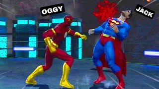 THE FLASH VS SUPERMAN amp ALL DC VILLIANS IN MORTAL KOMBAT VS DC UNIVERSE FT OGGY [upl. by Goodill]